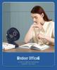 Portable Rechargeable Silent Clip Fan for Bedside, Stroller, or Desk - High Wind Power