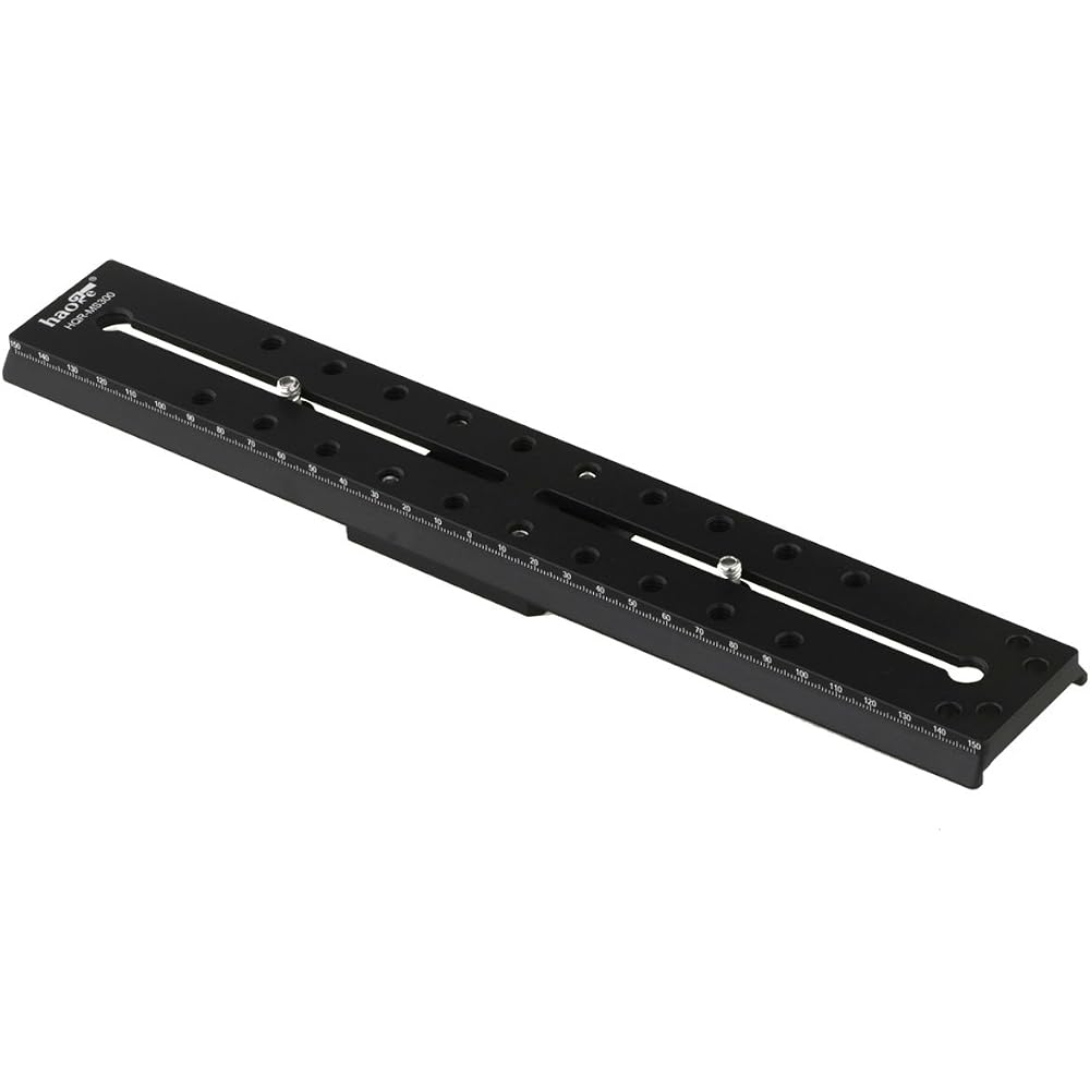 Haoge 300mm Camera Long Slide Quick Release Plate for Sachtler Tripods with Fluid Head (FSB4, FSB6, FSB6T, FSB8, FSB8T, FSB10, FSB10T, DV10 3+3, 5+5 V