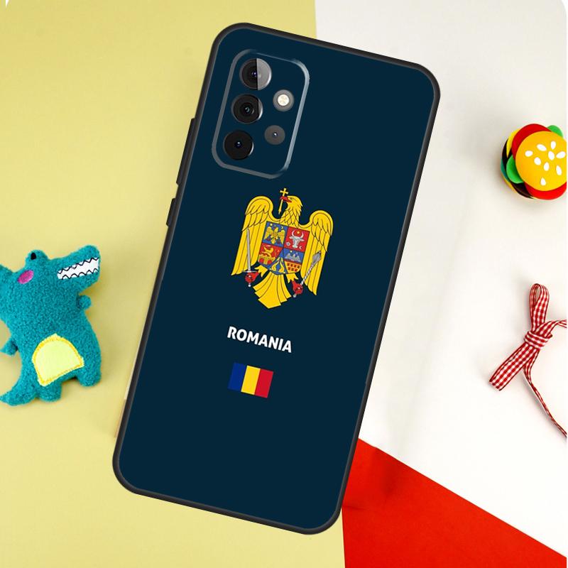 Romania Flag Case For Samsung Galaxy A54 A34 A24 A14 A12 A22 A32 A42 A52 A72 A52S A51 A71 A13 A53 Cover