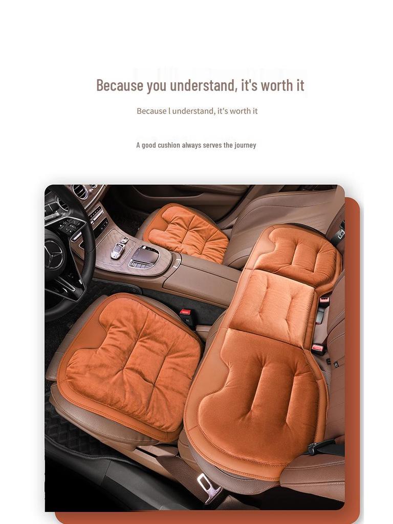 BMW Digital, M, X Series Flannel Car Seat Cushion - Warm & Luxurious
