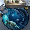 Cartoon Print Round Area Rug,Carpet Rug for Living Room Bedroom Sofa Playroom Decor,Non-slip Floor Mat