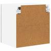 Wall Mounted Glass Cabinet PORTO Grey Sonoma 40 x 31 x 40 cm