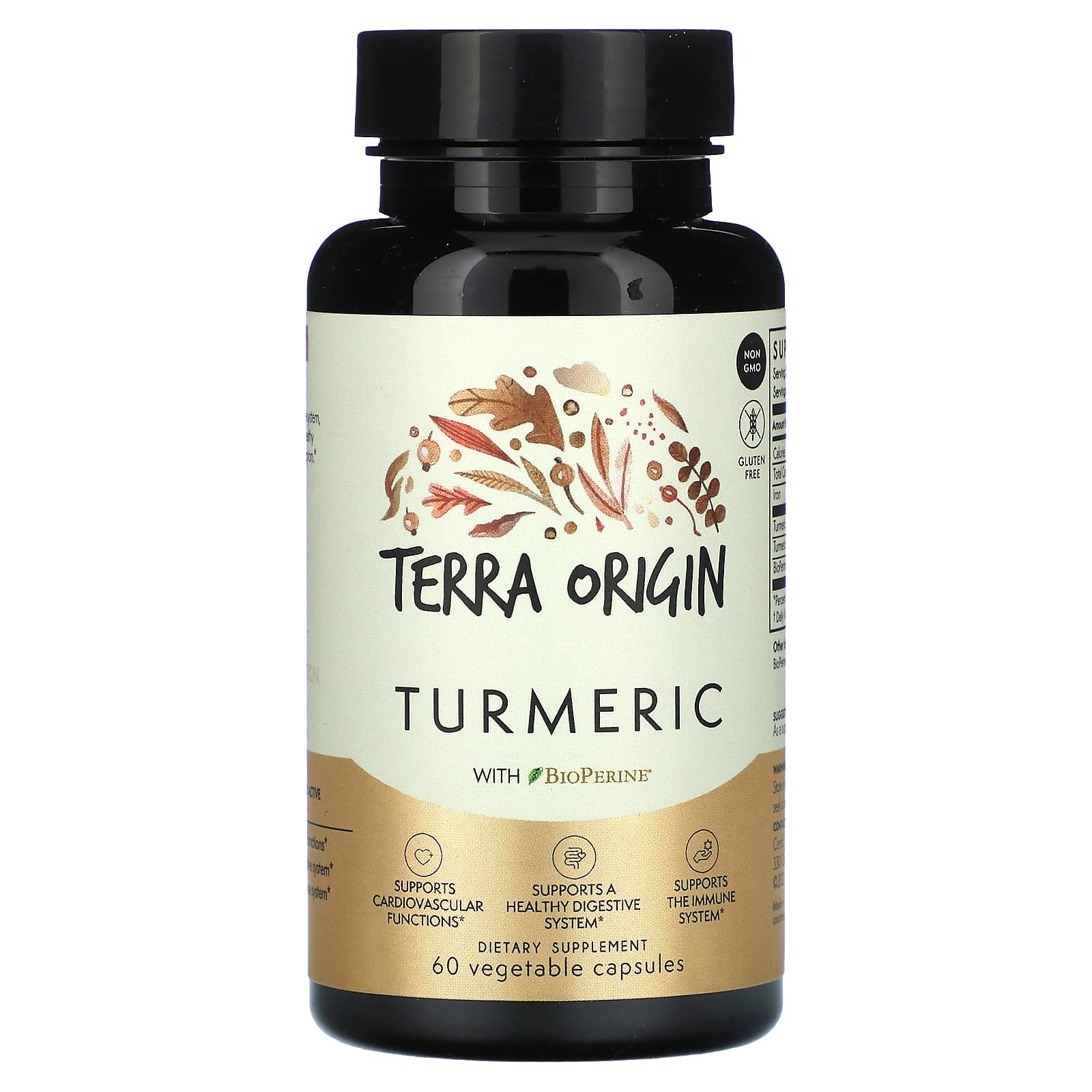 

Turmeric with Bioperine, 60 Veggie Capsules