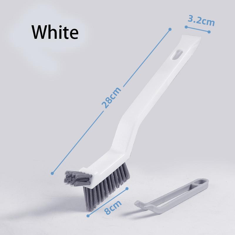 2-in-1Multifunction Bathroom Tile Floor Gap Cleaning Brush Window Groove Brush Convenient Corner Cleaner Household Cleaning Tool