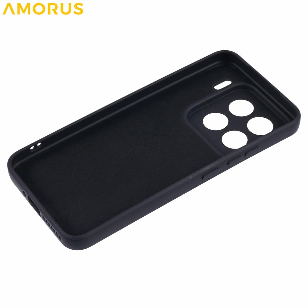 For Xiaomi 15 Pro Case Precise Cutouts TPU Fiber Lining Shockproof Phone Cover