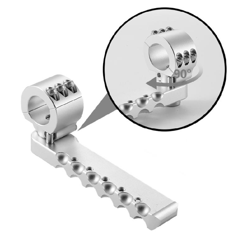 Foldable Motorcycle Footpegs High Grip Platform Aerospace Aluminum Quick Release Mechanism Off Roading Riding Enhanced
