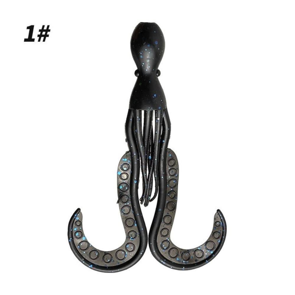 4.2g Weight Silicone Trolling Skirts 11cm Length Luminous Squid Jigging  Jigging Fishing
