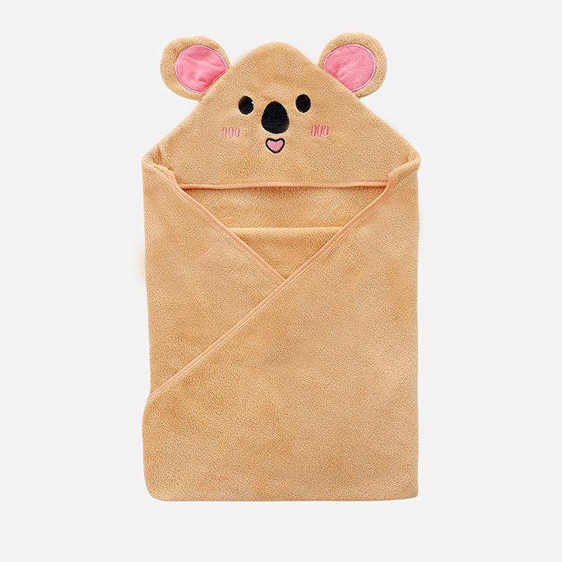 Asciugamani da Bagno per Bambini con Animali dei Cartoni Animati Morbido Asciugamano con Cappuccio per Neonato Coperta Avvolgente Calda per Bambini Piccoli per Maschi e Femmine