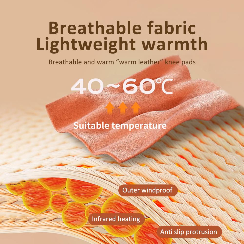 3 in 1 Electric Heating and Vibration Knee Elbow Shoulder Wrap, Mugwort Hot Compress Knee Heated Pads Leg Massager