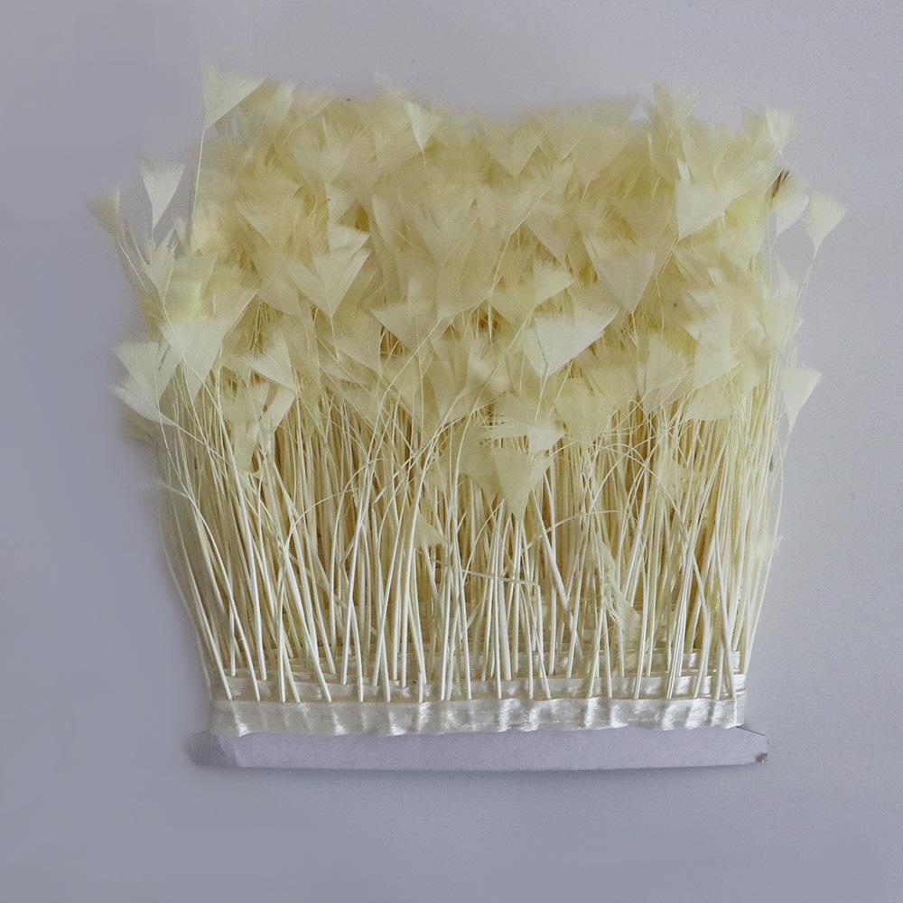 Turkey Feather Butterfly Flower Cloth Edge 10-15Cm Dress Decorative Material Latin Dance Skirt Cloth Belt Clothing Accessories