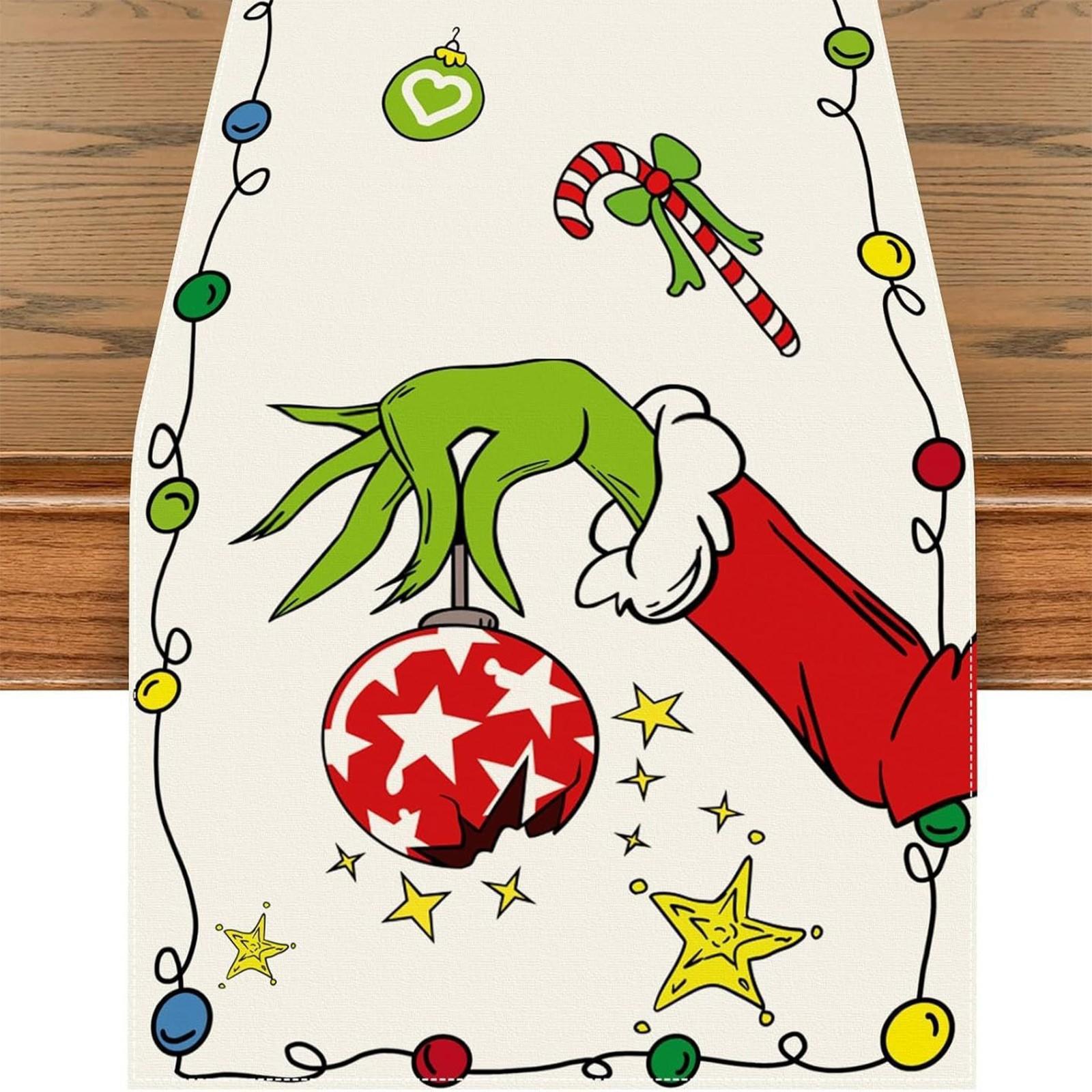 Рождественская дорожка для стола — фото 4