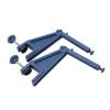 Professional Portable Table Tennis Net with Adjustable Clamp Post Set Screw FixationBlue