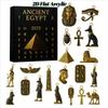 Egyptian Theme Advent Calendar 2025, 24 Days 2D Acrylic Christmas Countdown Pendants for Living Room Workplace Farmhouse Decor