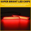 Rote LED Seitenmarkierungs-Blinker-Leuchte Kotflügel-Leuchte Hinten Für 2010-2015 Chevrolet Camaro