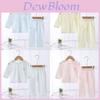 Baby Summer Cotton Pajamas Set With Antibacterial Fabric For Newborn Infants