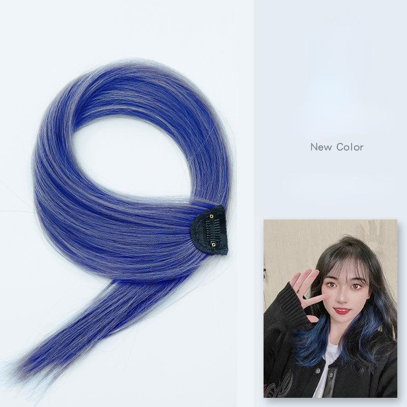 60cm Hair Extension Clip In Hairpiece Long Straight Hanging Ear Wig Clip Synthetic Hair Extensions Accessories Hairpiece Hairpin