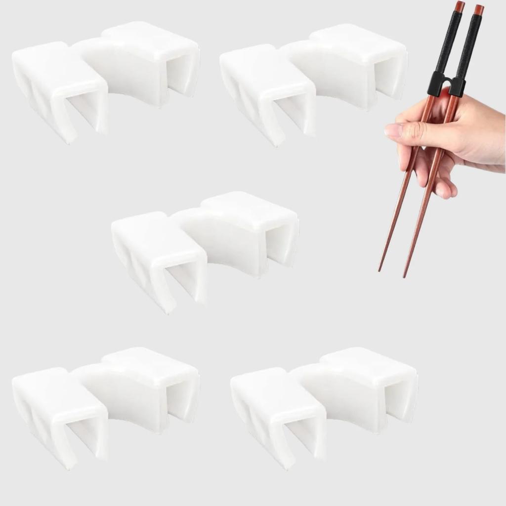 5Pcs Reusable Chopstick Helpers Training Chinese Chopstick Holder For Children Beginner Trainers Or Learner Kitchen Tableware