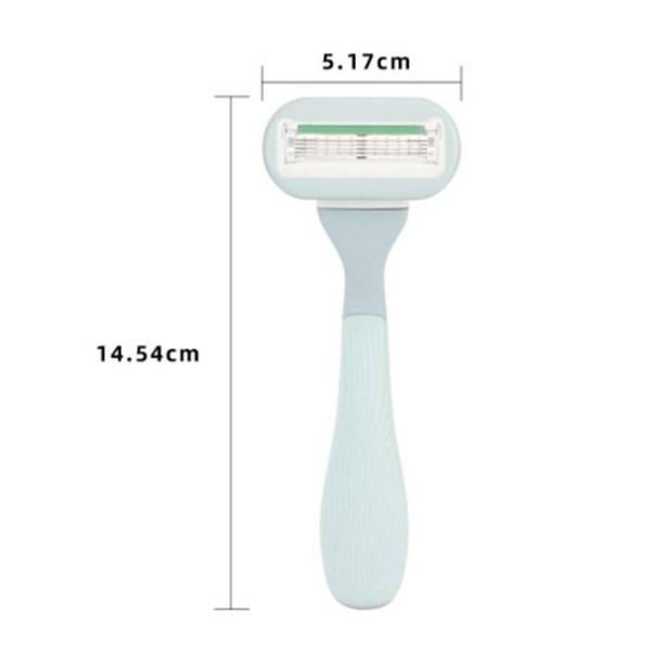 Pyeon Store MAX FRESH Full Swing Women’s Razor + 2 Razor Blades + Holder Green ,Korean Razor Blade