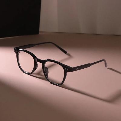 Elegant Casual Eyeglasses Frame Male Classic Daily Life Clear Lens Plain Oval Eyewear Male Female Computer Use Premium Quality