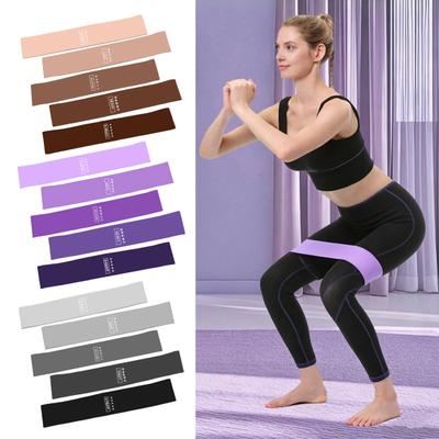 5Pcs Resistance Band Glutes Hip Building Booty Band 5 Levels Resistance Yoga Pilates Rehabilitation Training Legs Thighs Workout Exercise Band