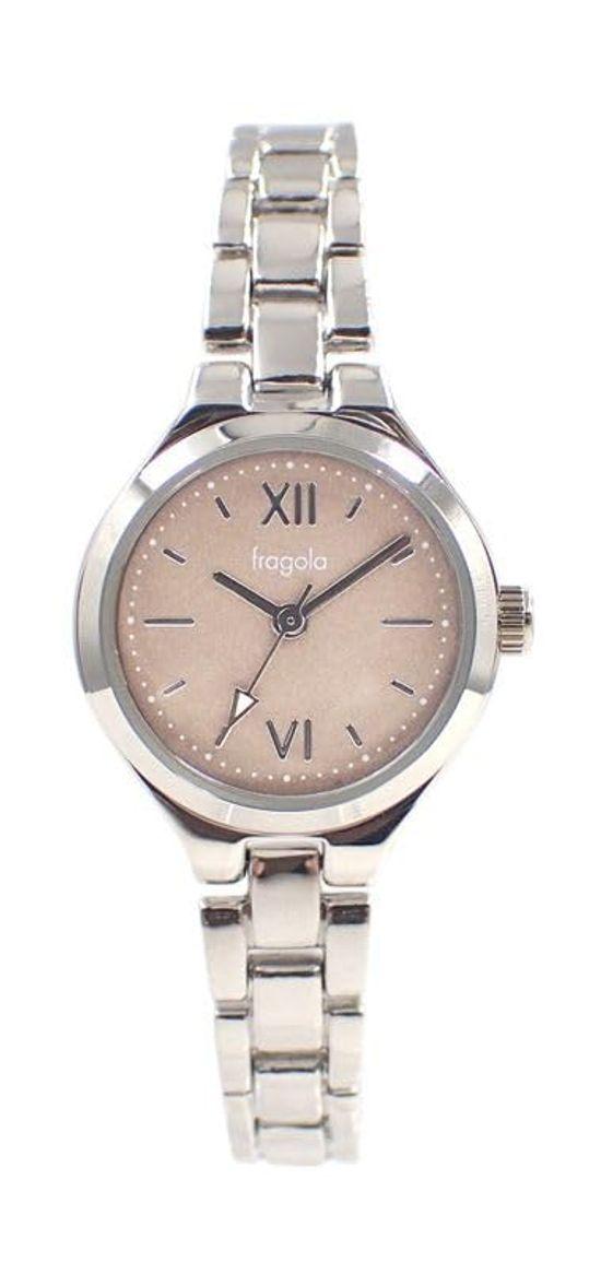 

[Follow] Fragola Nickel Free Colorful Metal Watch H01122S-2 SV/GY Women s Silver