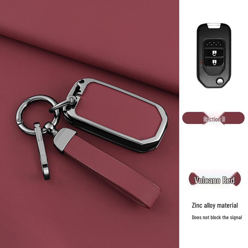Stylish Metal Car Key Case for XRV, Fit, Vezel, URV, Fengfan, Xiangyu - Personalized Luxury Remote Shell Cover
