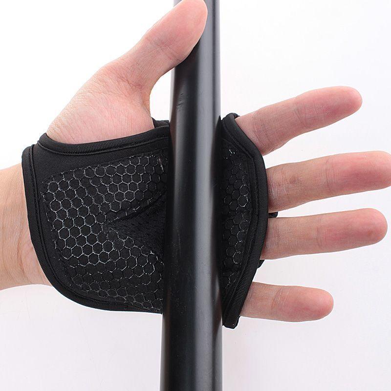 LdawyDE Guanti Palestra Uomo, Grip Palestra, Grip Pads, Antiscivolo e Resistente allusura, Protezione del Palmo, Potenziamento Della Forza Della Mano, Adatto Agli Esercizi Di Powerlifting