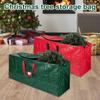 Wasserdichte Aufbewahrungstasche für Weihnachtsbaum Verstärkte PE-Gewebebeutel Weihnachtsbaum-Aufbewahrungstasche Kapazität Wasserdichter Organizer Langlebig