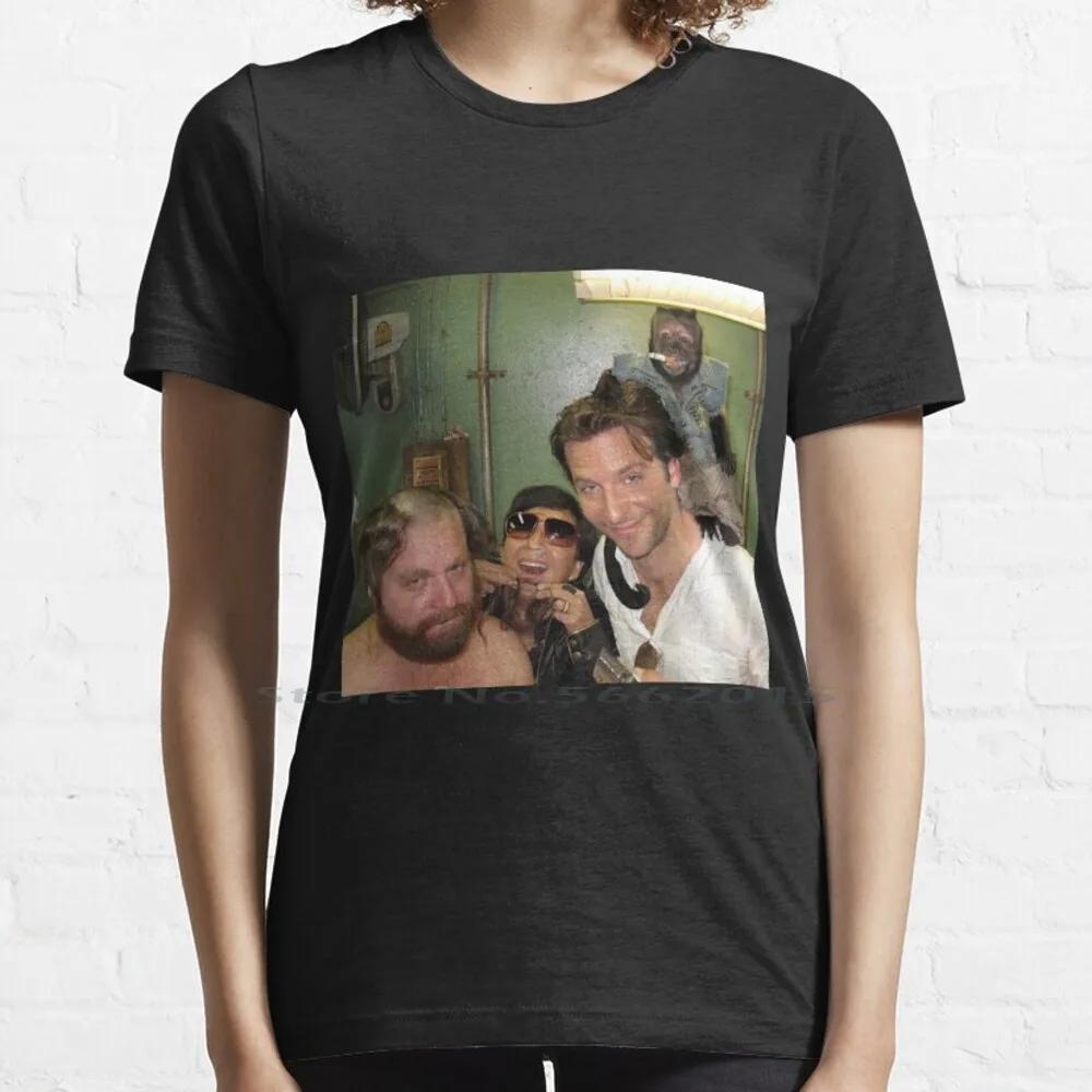 / Hangover Poster Poster T Shirt 100% Cotton Funny The Hangover Party Drunk Movie Beer Drinking Bradley Cooper Comedy Short