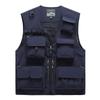 Men's Casual Outdoor Unloadable Multifunctional Reporter Travel Photography Mesh Quick Drying Fishing Vest Men