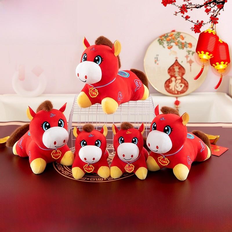 Zodiac Year Of The Horse Plush Toy Gift For Lunar New Year Celebrations