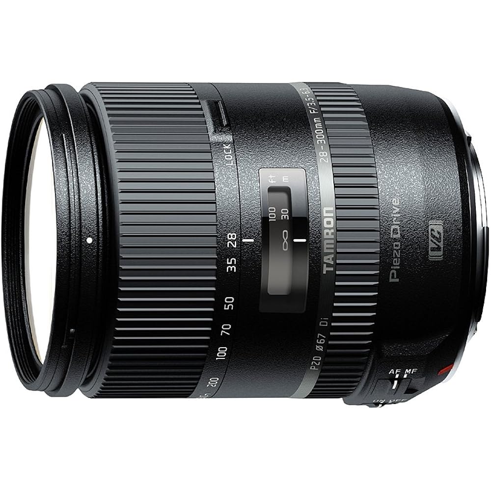 TAMRON A010N High Magnification Zoom Lens 28-300mm F3.5-6.3 Di VC PZD Full Size Compatible with N...