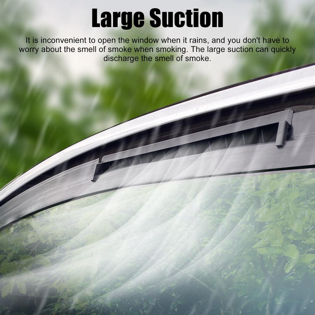 Cars Exhaust Fan USB Rechargeable Solar Air Circulation Cooling And Heat Dissipation High Wind Power 3 Fans For All Cars