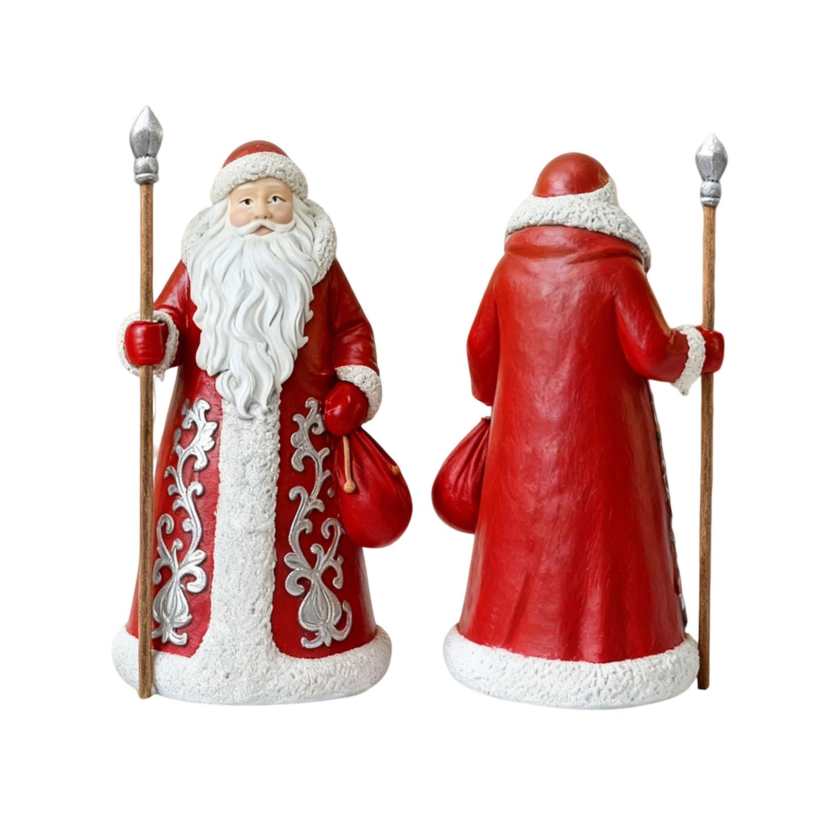 

Christmas Resin Ornaments Claus Creative Decoration Gift Living Room Desktop Festival One Size