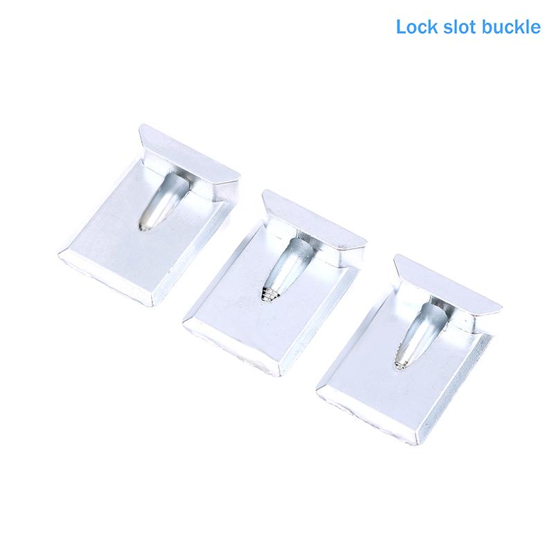 3Pcs Aluminum Locking Point Cutoff Window Heightening Block European Standard 13.5 Slot Adjustable Lock Base Hardware