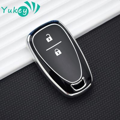 2 Buttons TPU Remote Car Key Shell for Chevrolet Cruze Malibu Camaro Equinox Smart Key Fob Protector Accessories