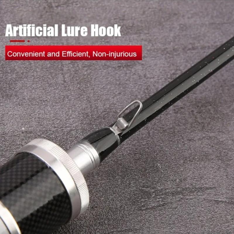 Quick-Adjust Lure Rod Small Bait Finesse System UL Spinning Casting Fishing Rod Carbon Fiber Ultralight 2 Pieces 1.68-1.8m 1-8g For Trout Fishing Rod