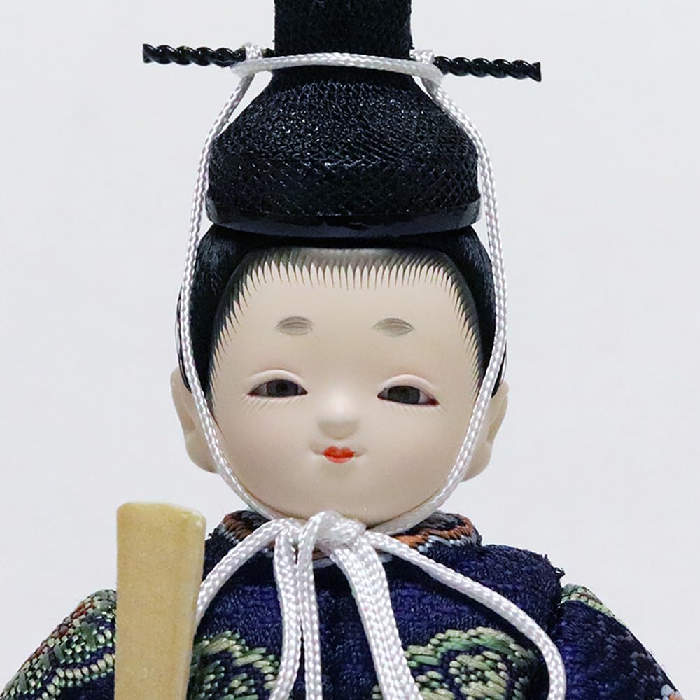 Hina Kimekomi Kotohoki Full Set with Display Round Folding and Doll, Doll, Mirei, Stand, Tray, Screen, Accessories, Natural, KTH-3202G-S2