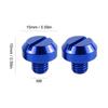 Mirror Hole Cover Cap, Motorcycle Mirror Hole Plug, Bike Hole Plug, Compatible with M8/M10,