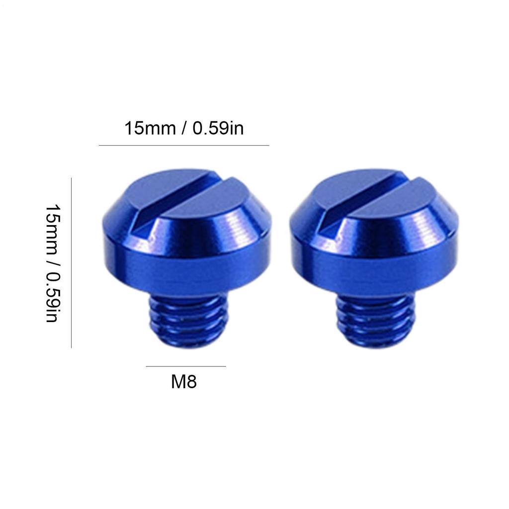 Mirror Hole Cover Cap, Motorcycle Mirror Hole Plug, Bike Hole Plug, Compatible with M8/M10,