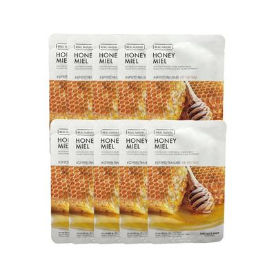 Honig Echte Natur Maskenblatt (1 Blatt × 10 Packungen)