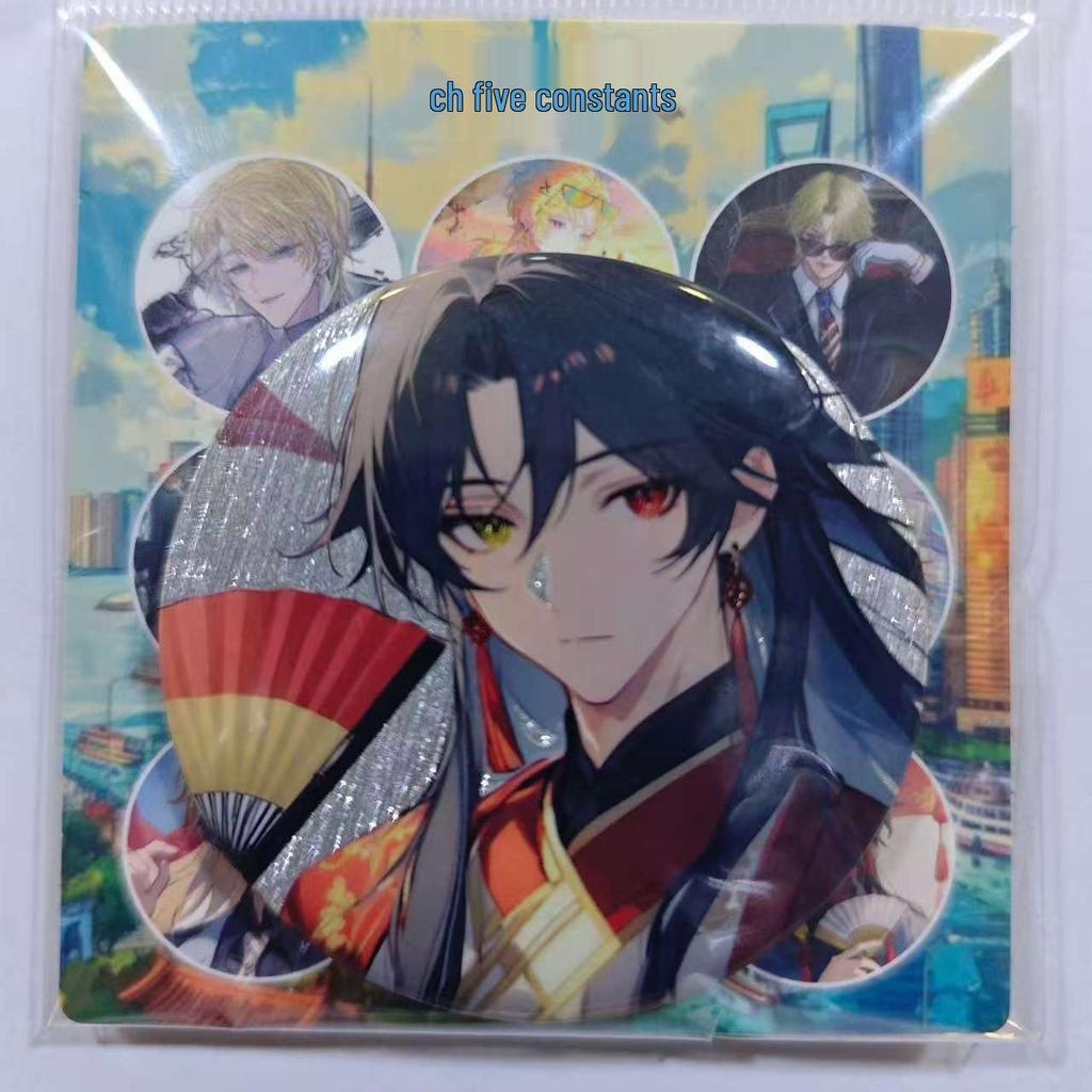Ch Five Nations Porcelain Daddy Badge: Anime Brooch Tinplate Trend