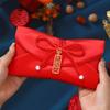 Chinese Style Brocade Red Envelope Traditional HongBao New Year Money Bag Blessing Bronzing Wedding Money Envelope