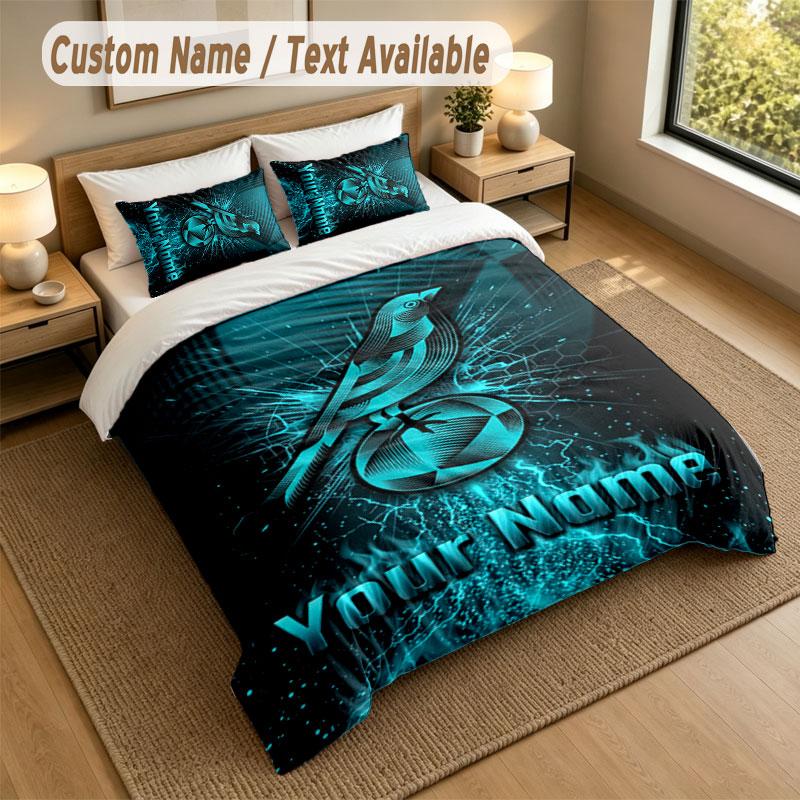 Juego de Ropa de Cama 1 Funda Nórdica 2 Fundas de Almohada Estampado Norwich City Ropa de Cama Suave Decoración de Dormitorio