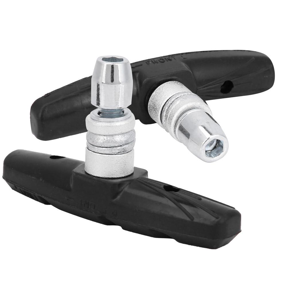 Paire de plaquettes de frein en caoutchouc pour vélo de route et de montagne, supports de freins en V, accessoires de cyclisme