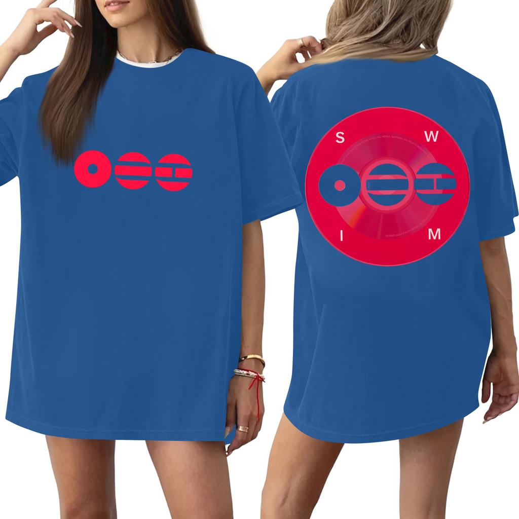 Women's Casual Letter Print Short-sleeved Top T-shirt