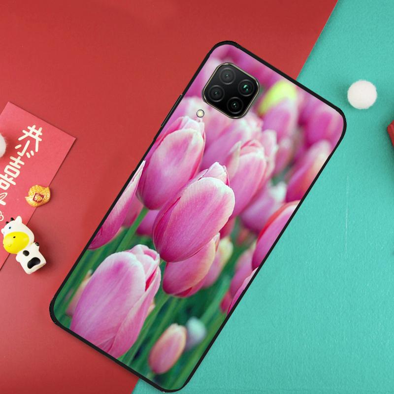 Tulip Flower Colorful Case For Huawei Nova 11 Pro 3i 7i 8i 11i Y60 Y70 Y90 Y61 Y91 9 10 SE P20 P40 P30 Lite Cover