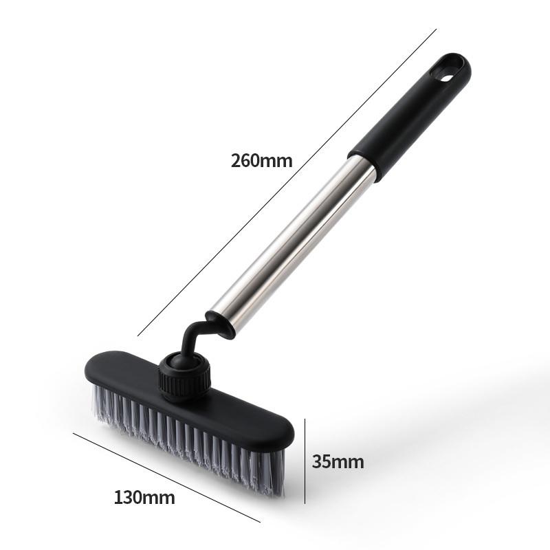 Multi-functional Bathroom Crevice Cleaner, No Dead Angle Hard Bristle Brush, Floor Brush, Rotating Brush For Floor Crevices