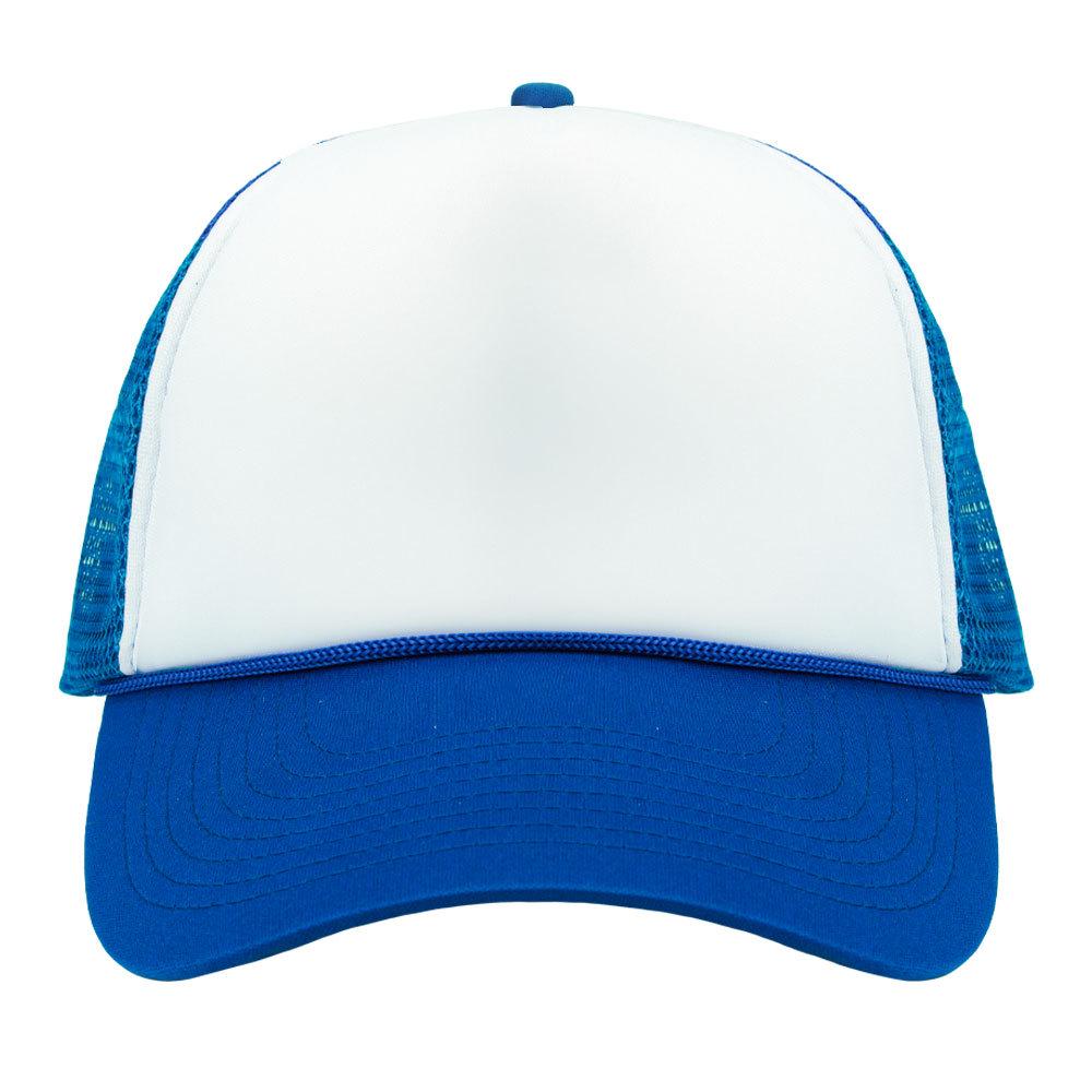 Christmas Sponge Mesh Cap: 6 Pattern Hot Stamped Logo Baseball Trucker with String Sun Visor