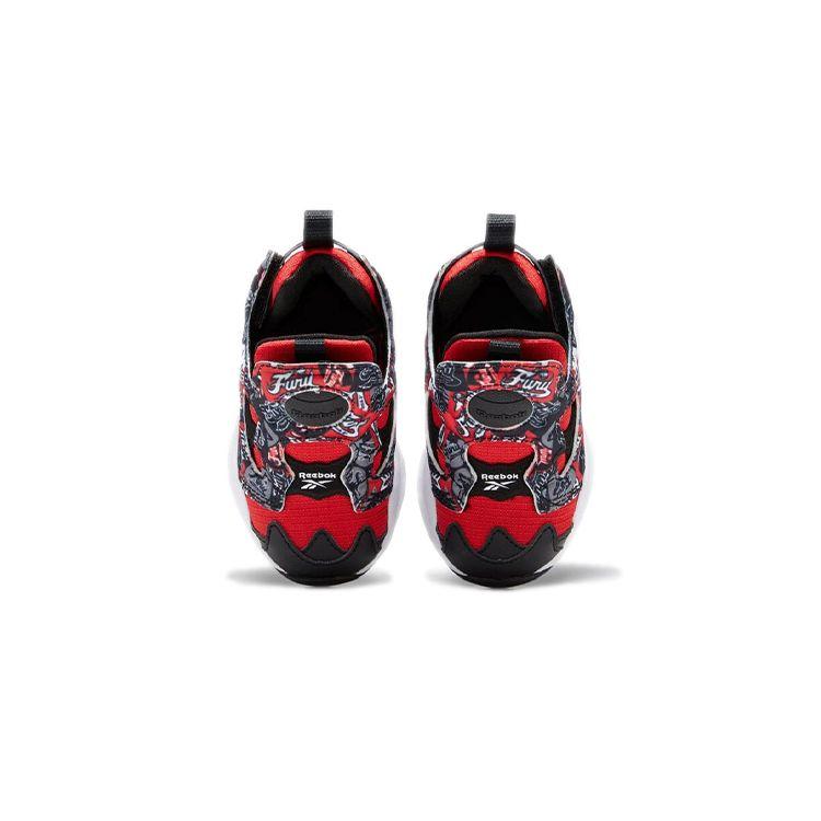 Reebok InstaPump Fury Toddler Graffiti - Primal Red Baby Sneakers Black White EG2440